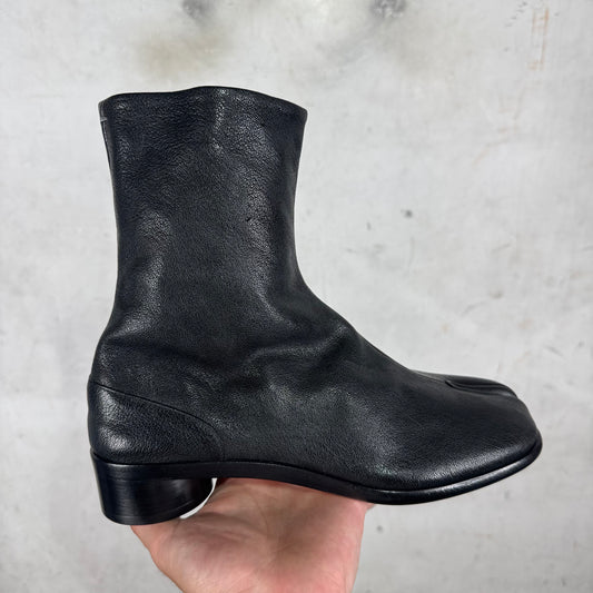 Margiela Leather Tabi Heeled Boots