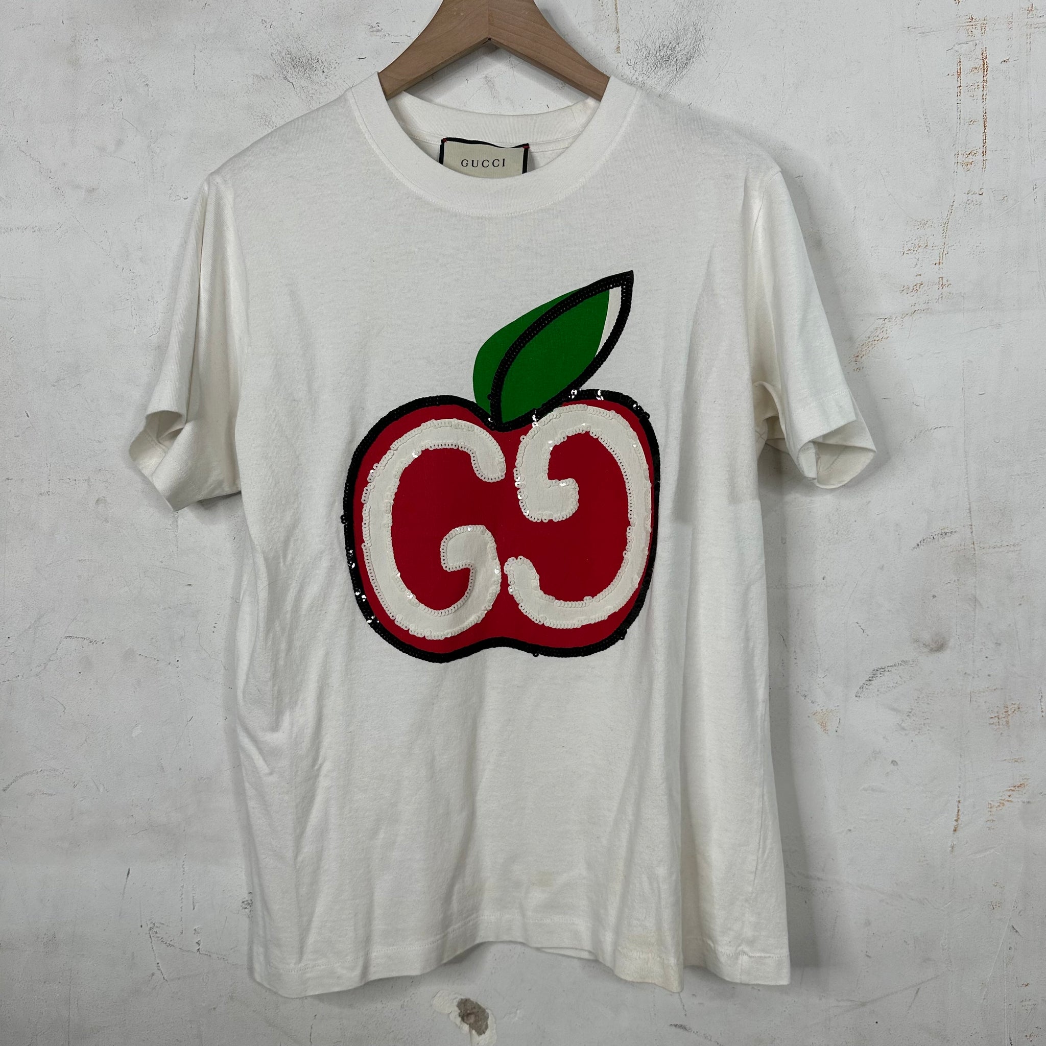 Gucci Sequin Apple T-shirt