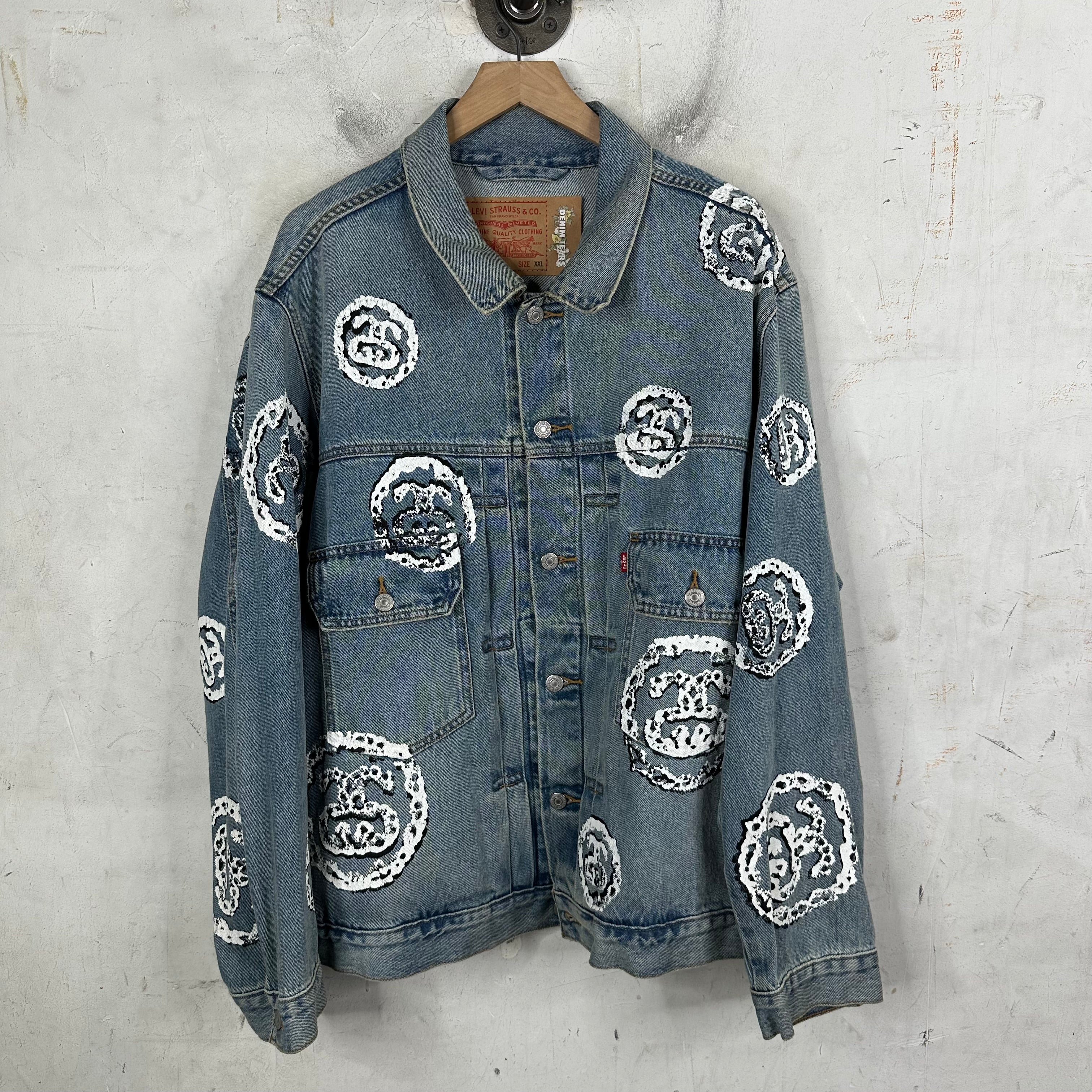 STÜSSY & DENIM TEARS ストライプ マフラー STÜSSY & DENIM TEARS ストライプ マフラー STÜSSY & DENIM