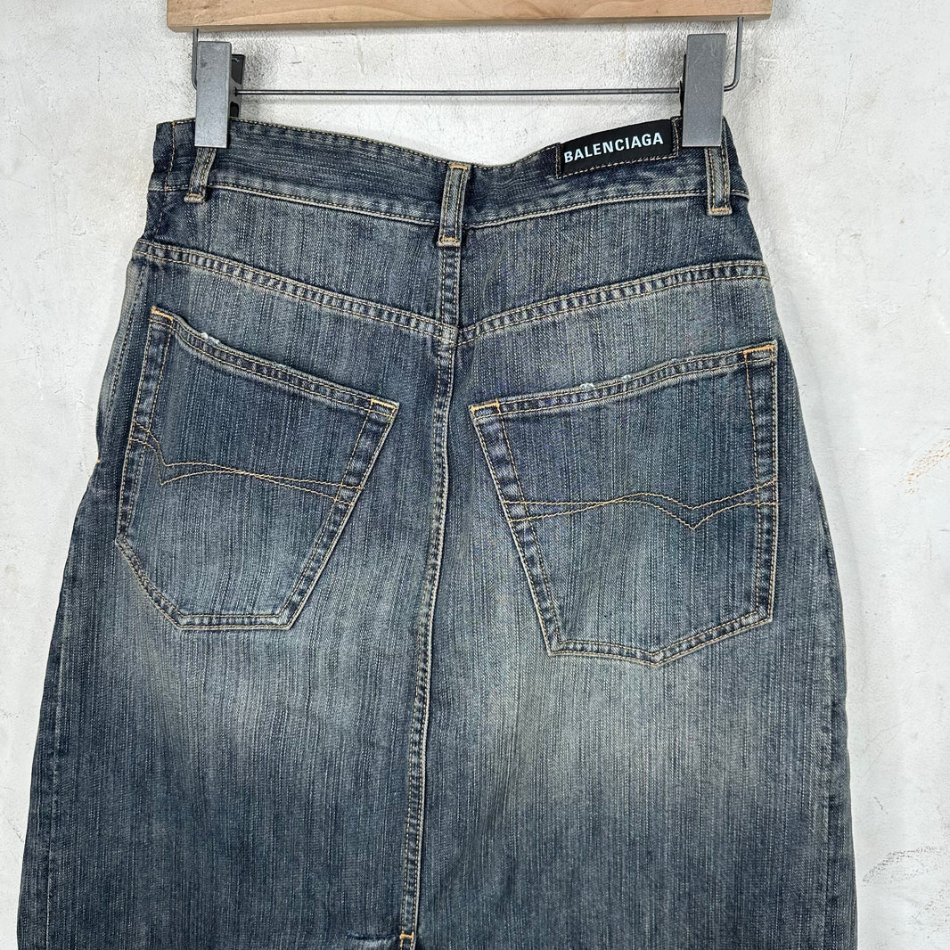 Balenciaga Layered Apron Jeans