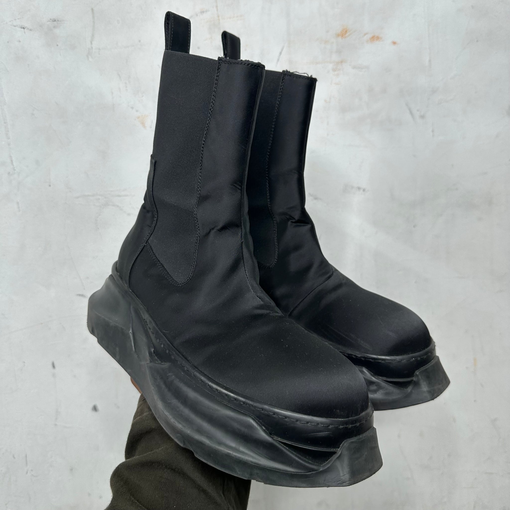 Rick Owens Black Abstract Boot