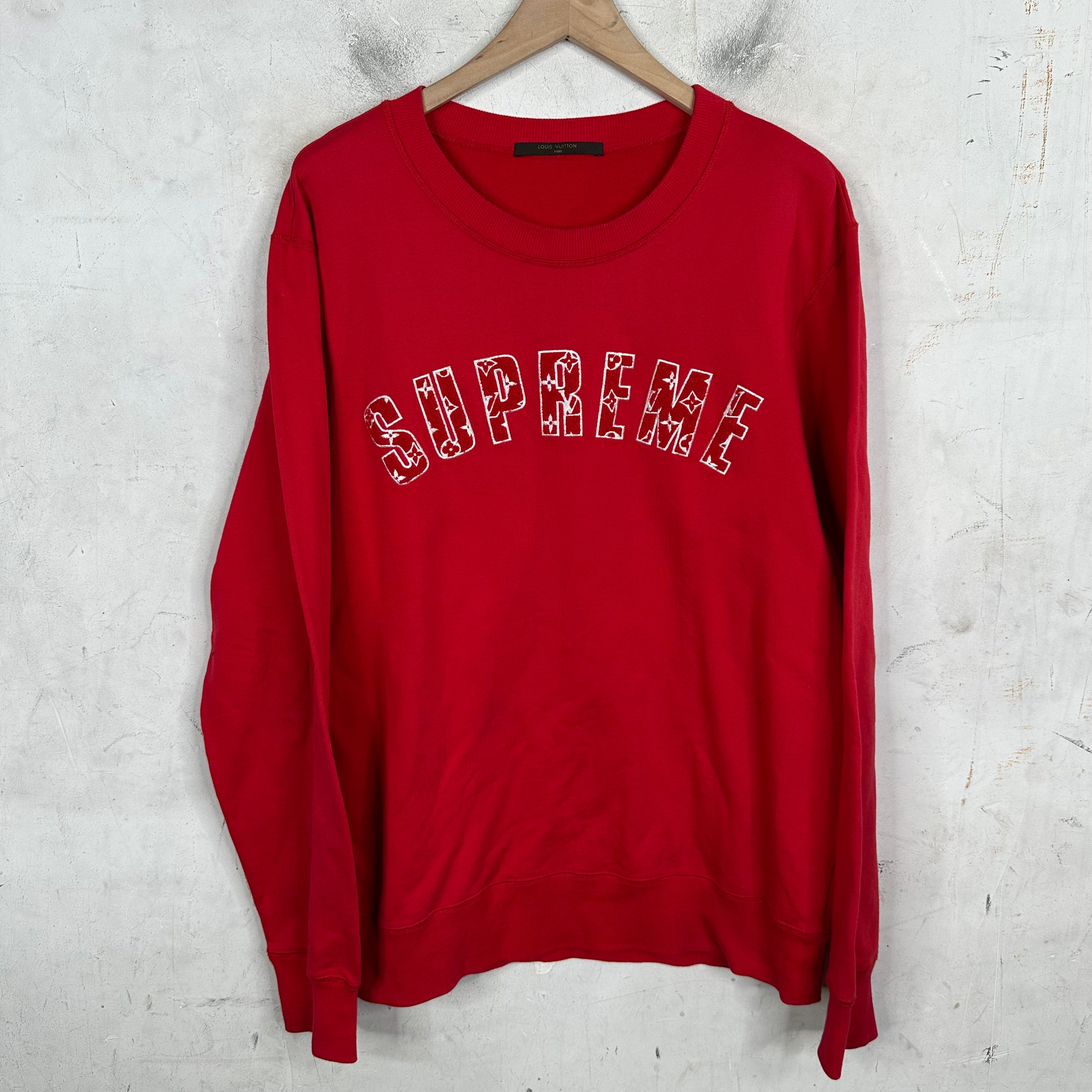 ★限定コラボ【LV x Supreme】Arc Logo スウェット トレーナー Supreme x Louis Vuitton Arc Logo Crewneck – www.Lukes.store