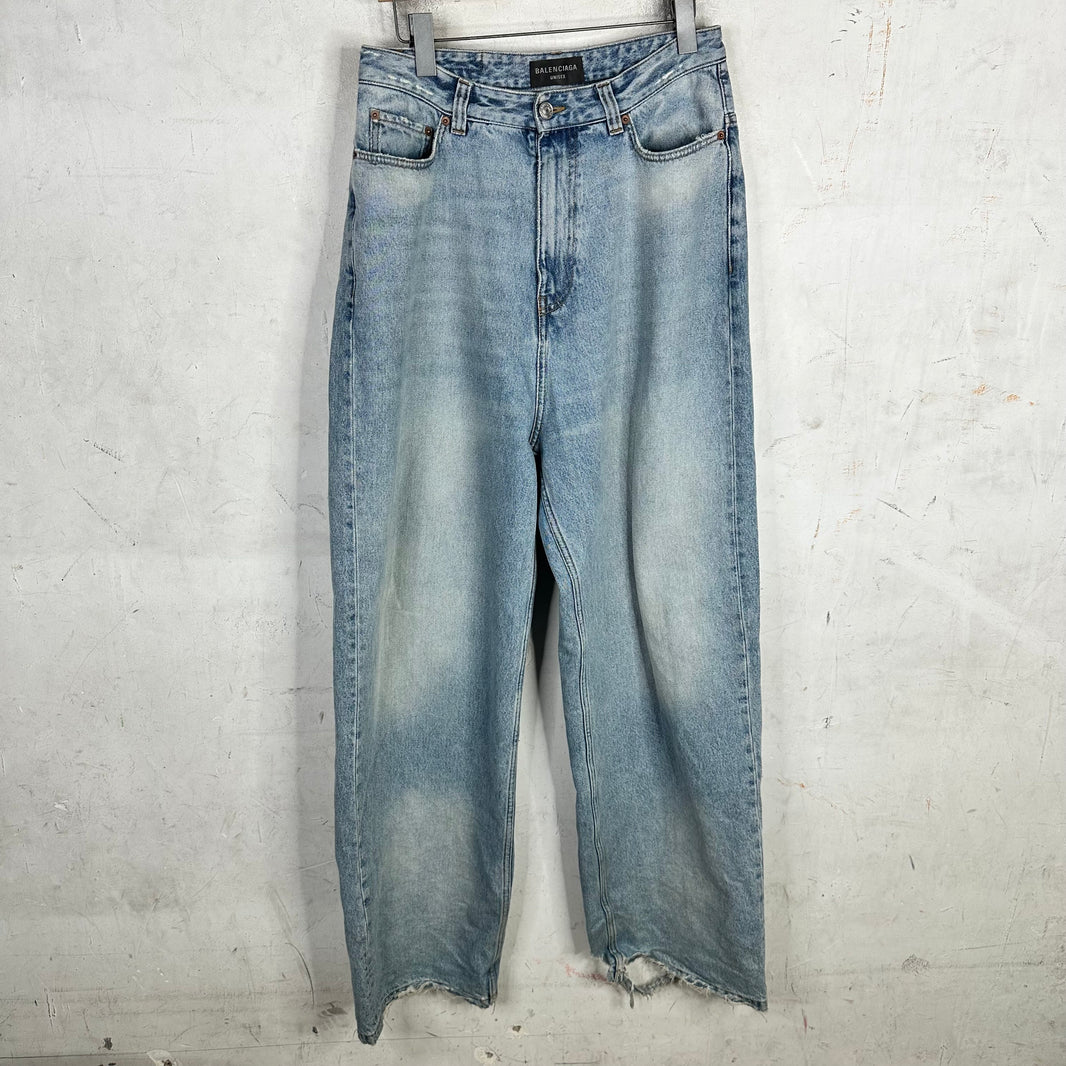 Balenciaga Baggy Blue Jeans