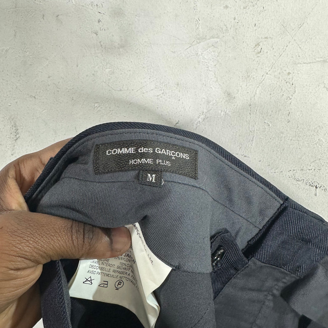 Comme Des Garcons Navy Trousers