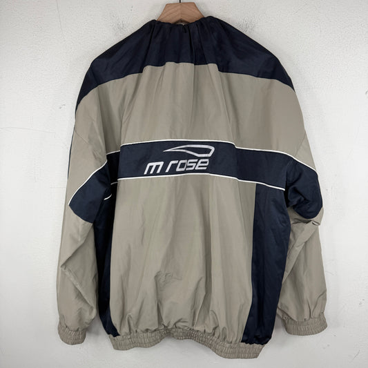 Martine Rose Gray/Navy Tuck Neck Track Jacket