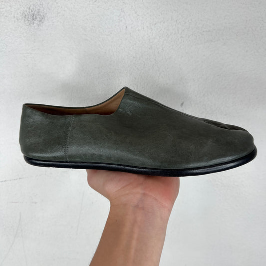 Margiela Green Tabi Flats