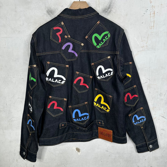 Palace x Evisu Multi Pocket Trucker Jacket