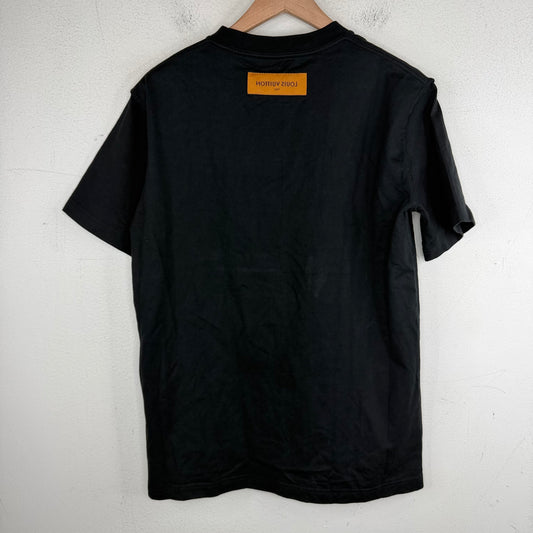 Louis Vuitton Black Embossed T-Shirt