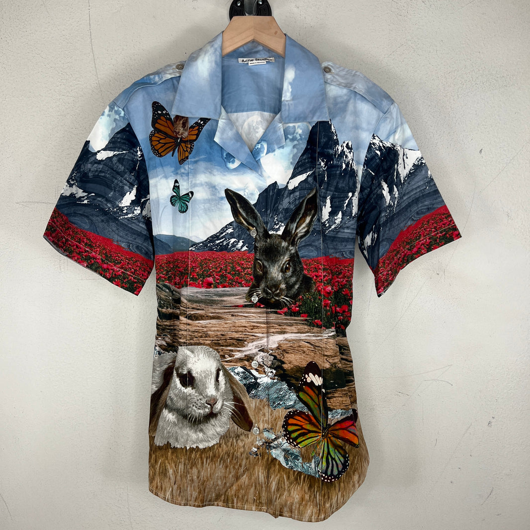 Acne Studios Nature Bondage Button Up Shirt