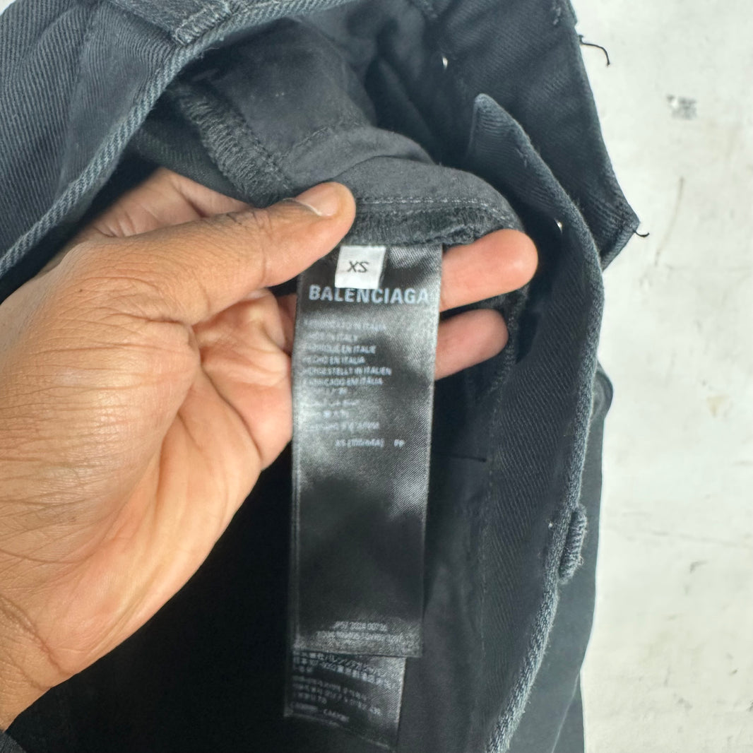 Balenciaga Black Flared Jeans