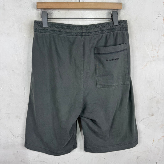 Acne Studios Grey Faded Logo Sweatshorts