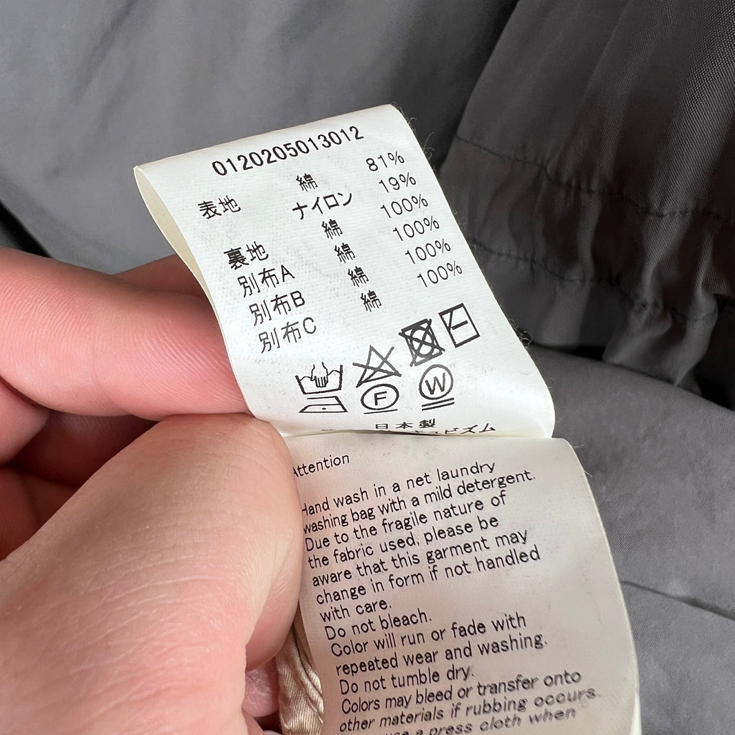 Visvim Gray Chamdo Fishtail Parka