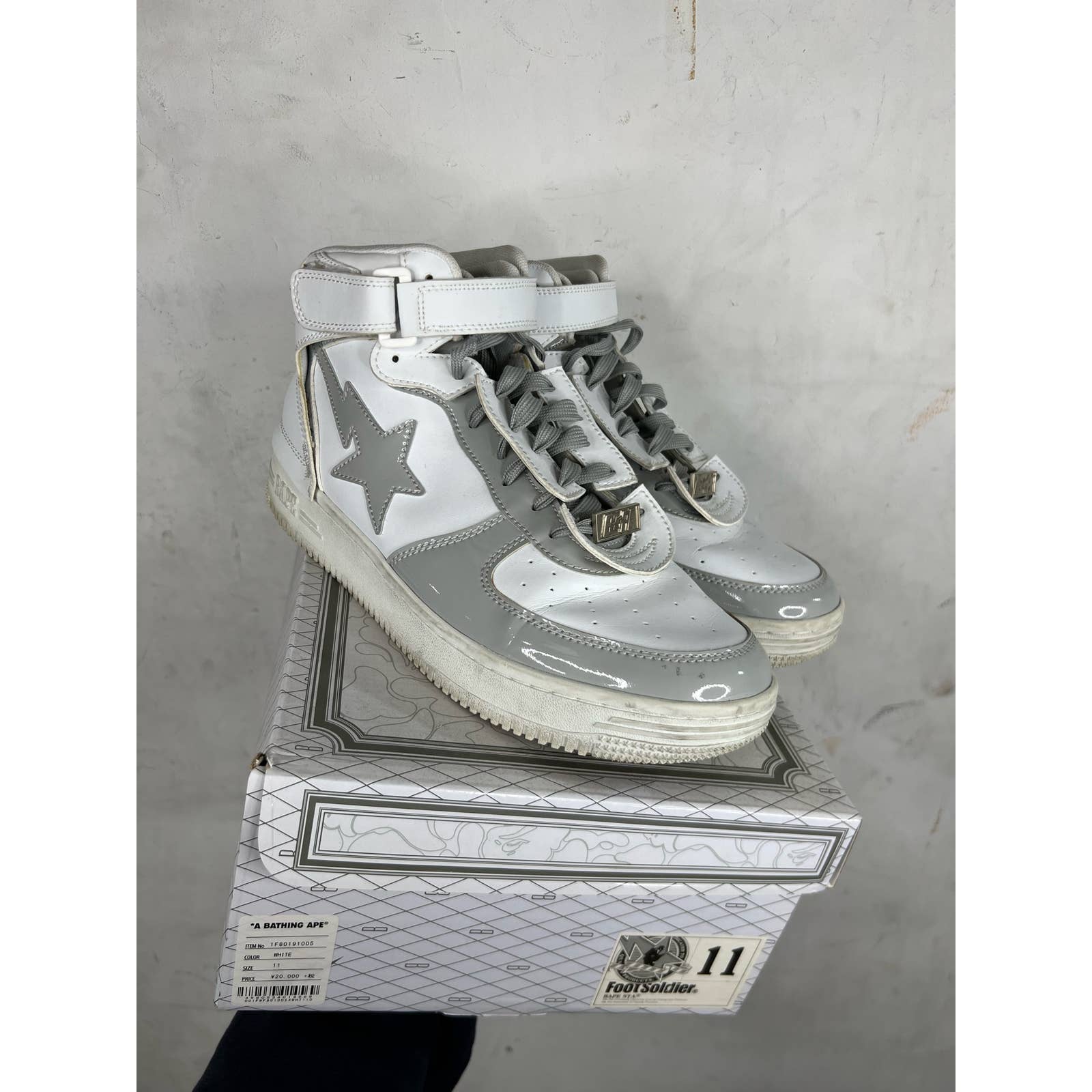 Bapesta Mid Double Layered Sneakers