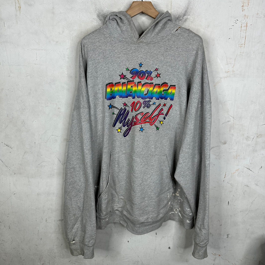 Balenciaga 90% Distressed Hoodie