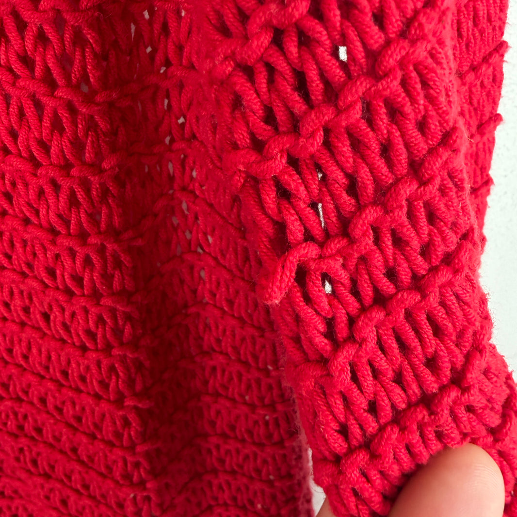 Engineered Garments Red Knit Sweater