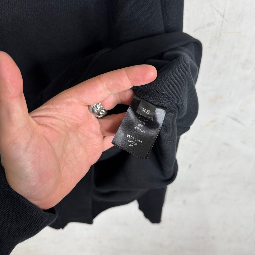 Vetements Inside Out Logo Hoodie