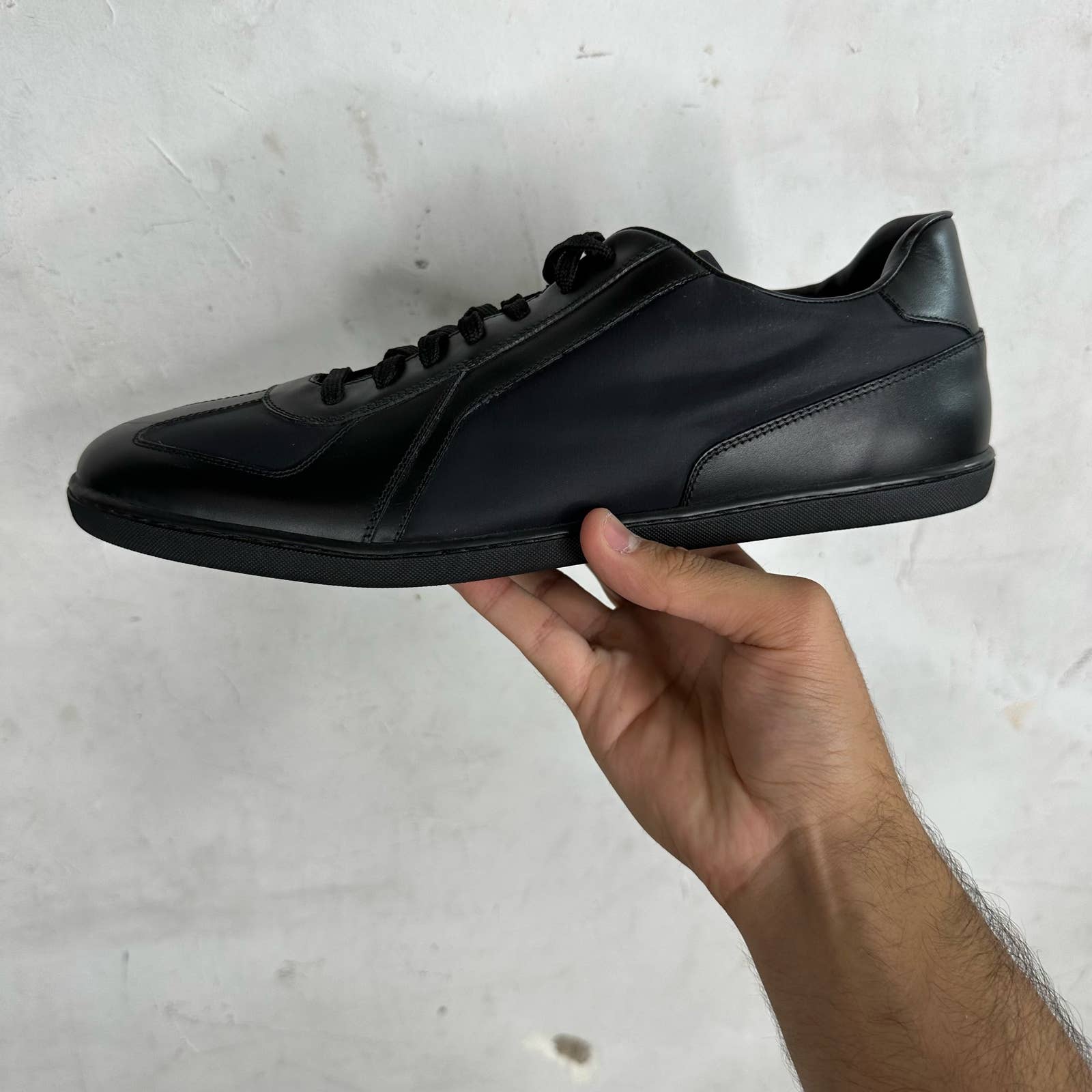 Louis Vuitton Nylon Leather Sneakers