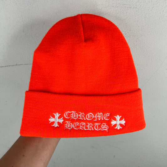 Chrome Hearts Orange Watch Cap