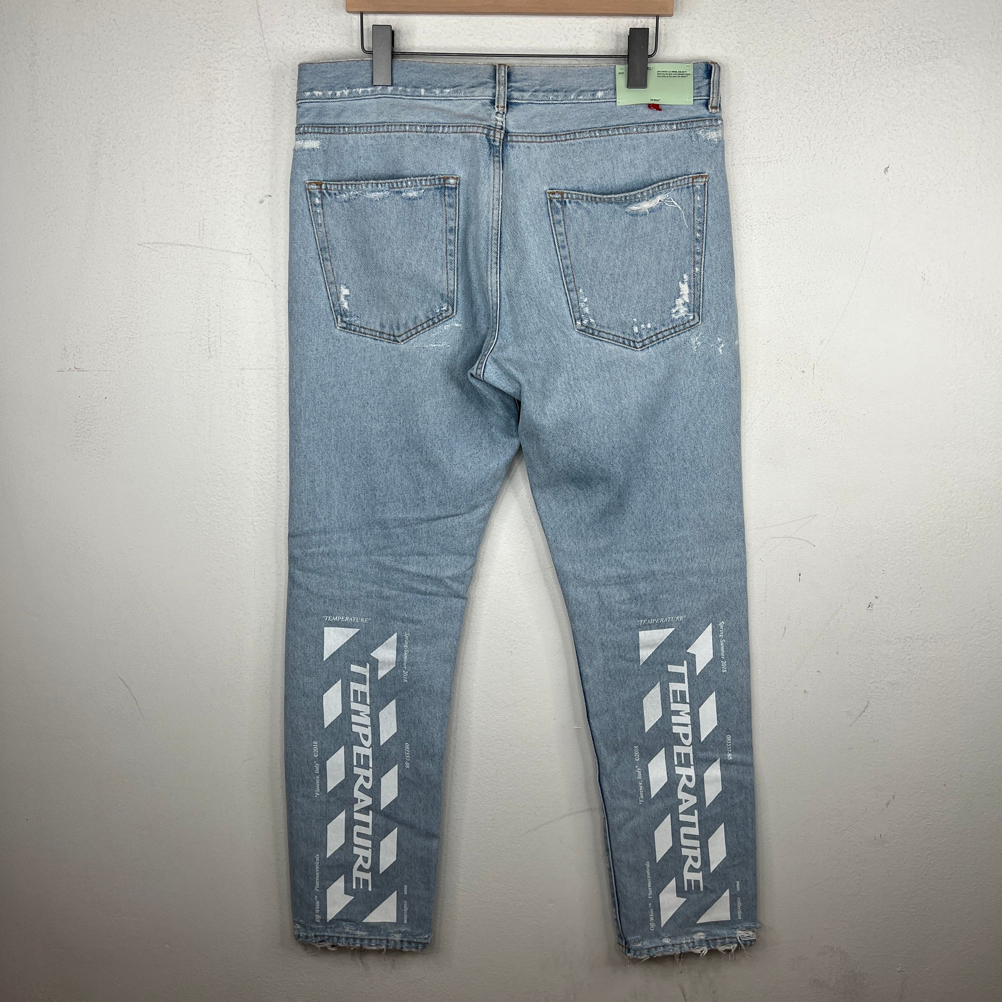 Off White Temperature Denim Jeans