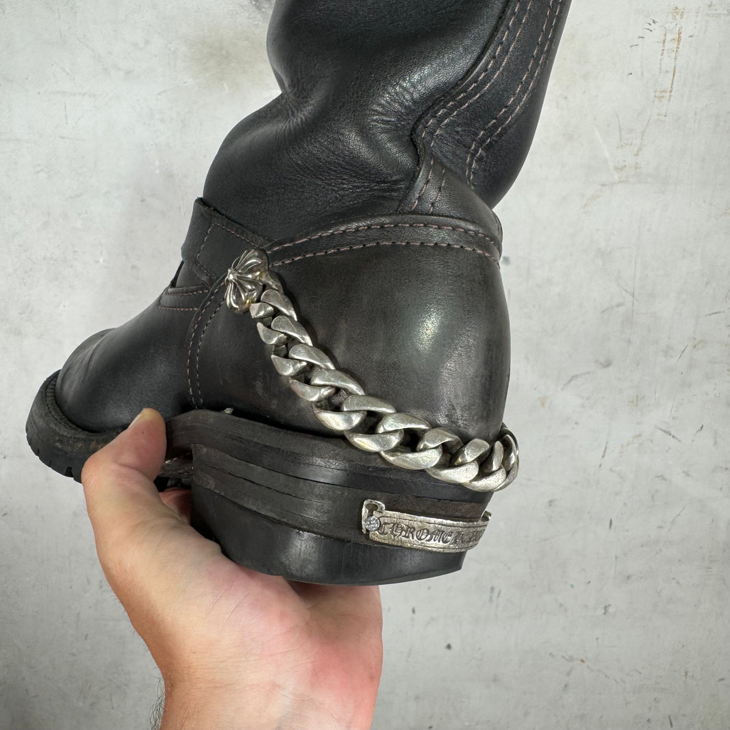 Chrome Hearts Wesco Harness Chained Engineer Boots