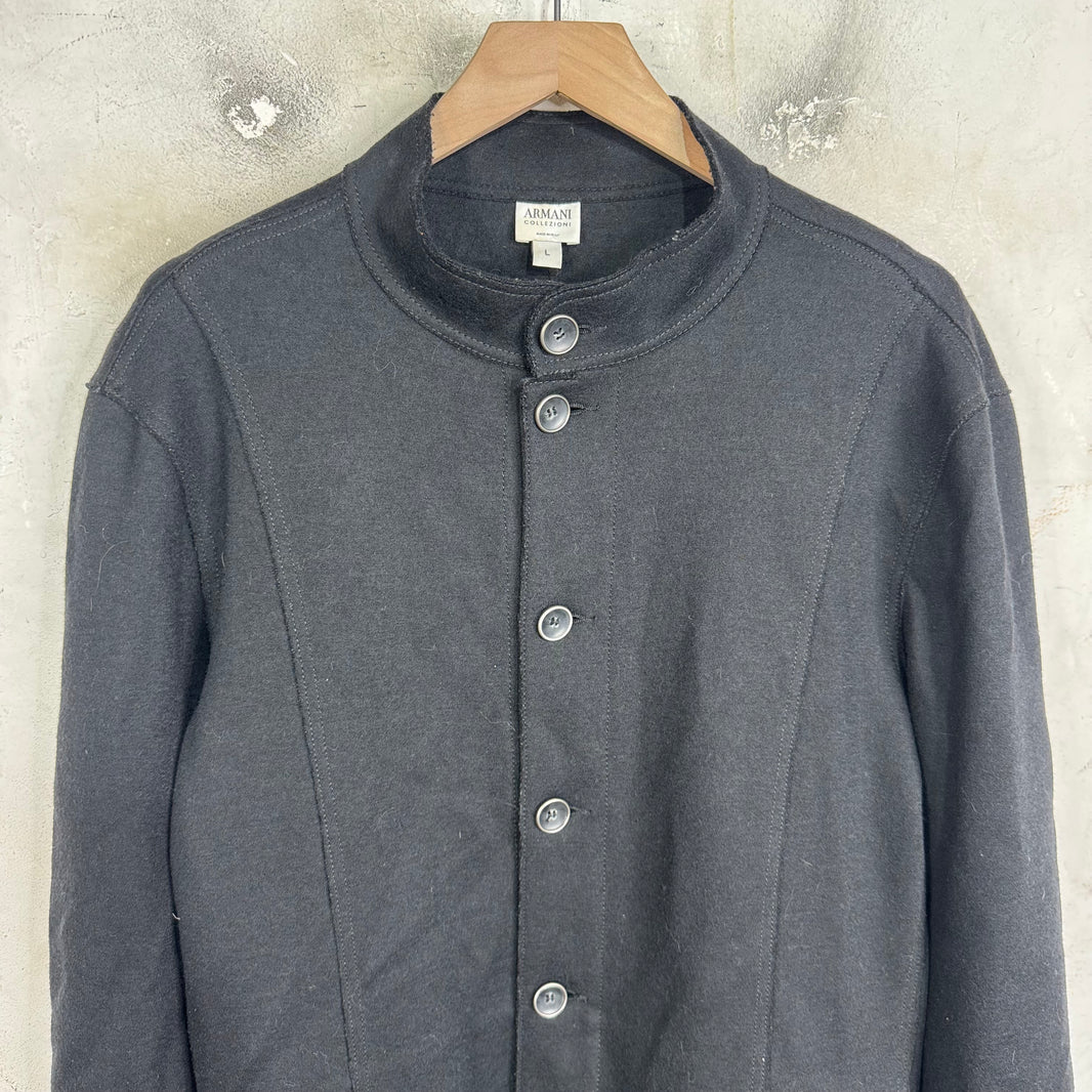 Armani Open Seam Wool Jacket