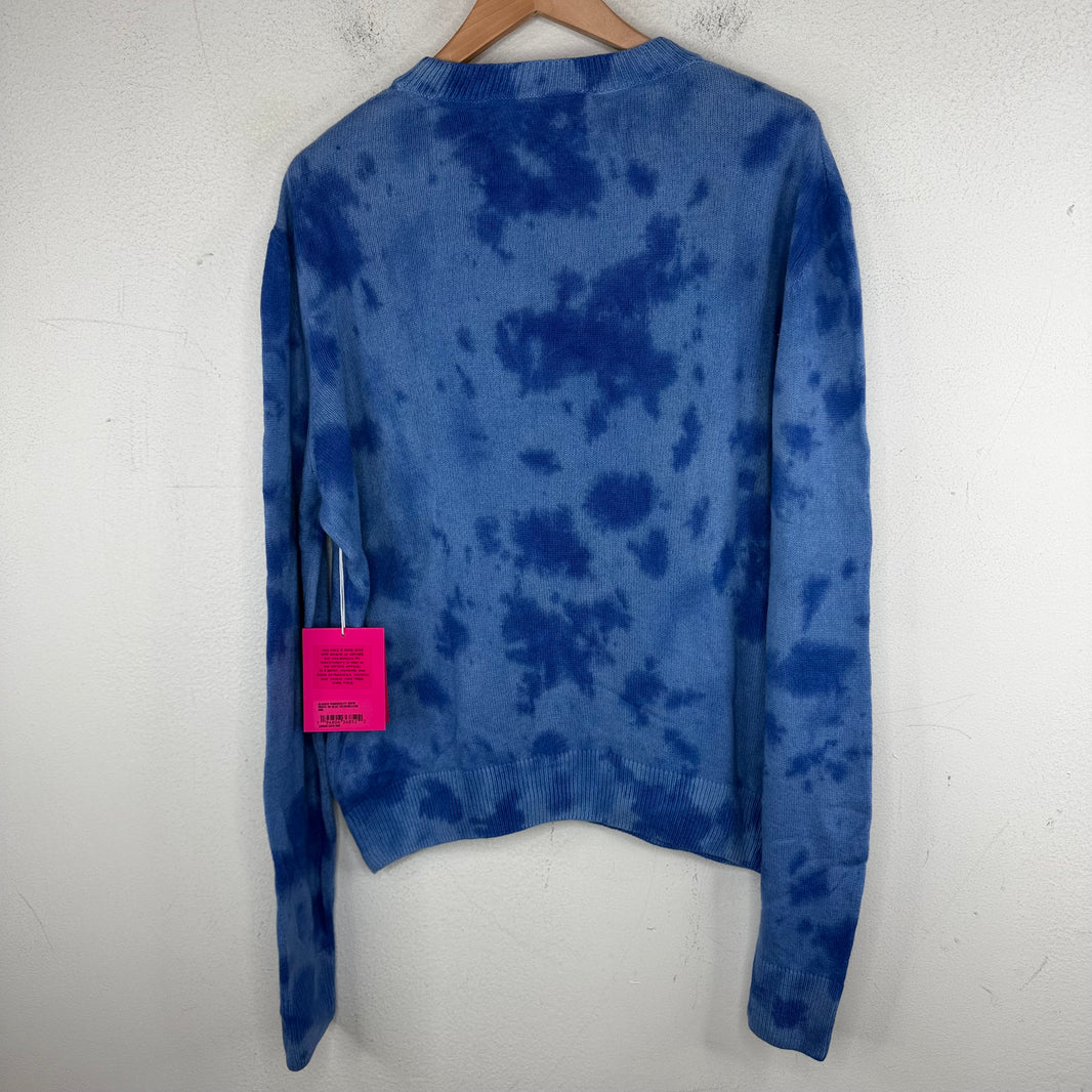Elder Statesman Blue Tie-Dye Sweater
