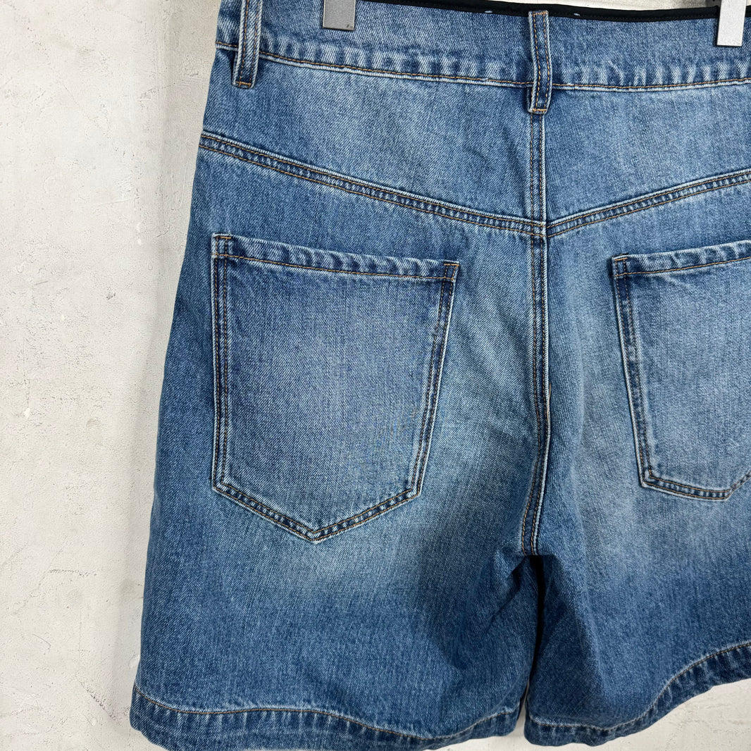 Sicko Baby Medium Wash Jorts