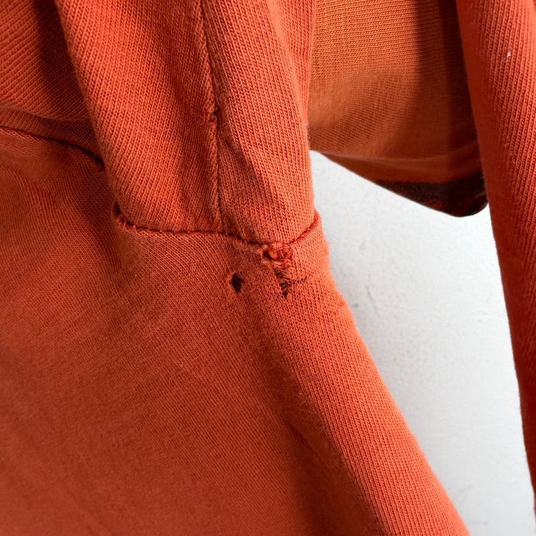 Vintage Smoked Harley Orange L/S T-Shirt