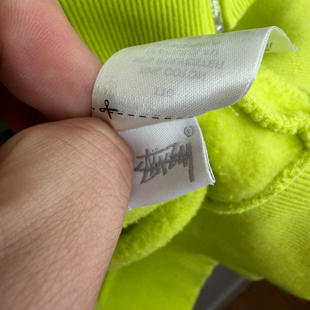 Stussy London Neon Zip Up Hoodie