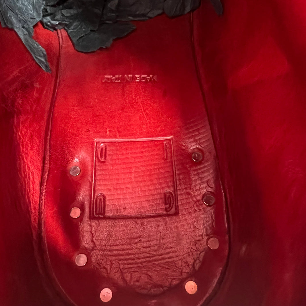 Guidi 986 Red Suede Boots
