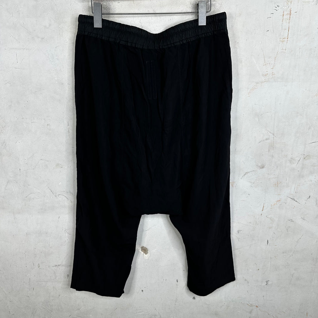 Rick Owens Wool Mix Wide Capri Trouser