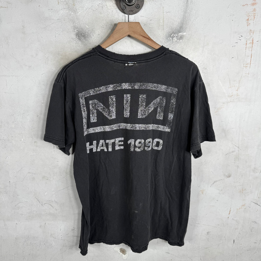 Vintage NIN Hate 1990 Reprint Smoked T-Shirt