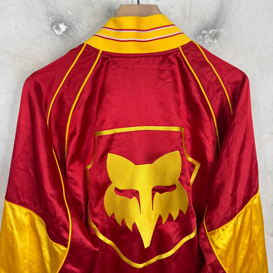 Kiko Kostadinov x Fox Satin Paneled Bomber