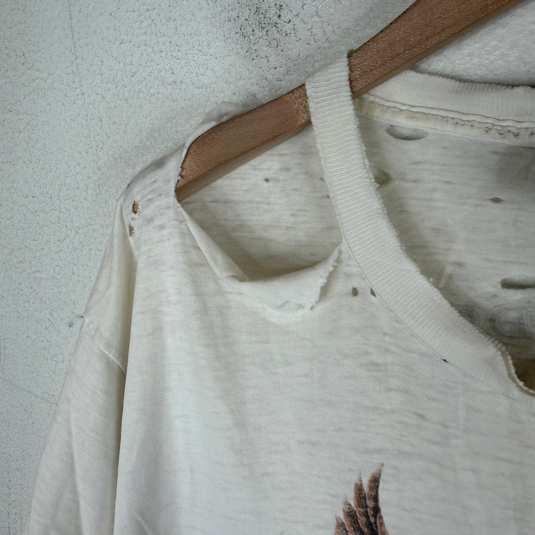 Vintage Smoked Harley Born to Ride Shirt