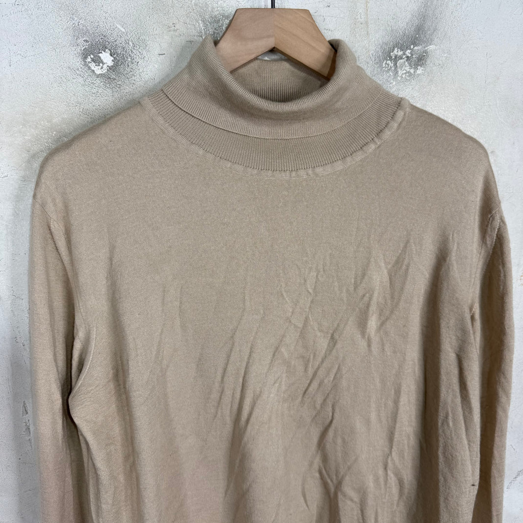 Brioni Beige Turtleneck Light Knit