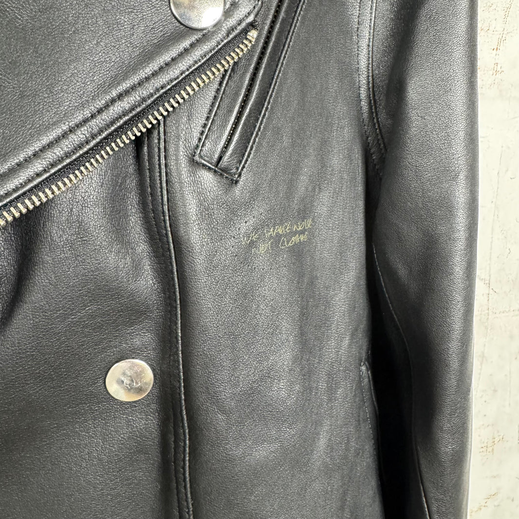 Undercover "We Make Noise" Leather Perfecto Jacket