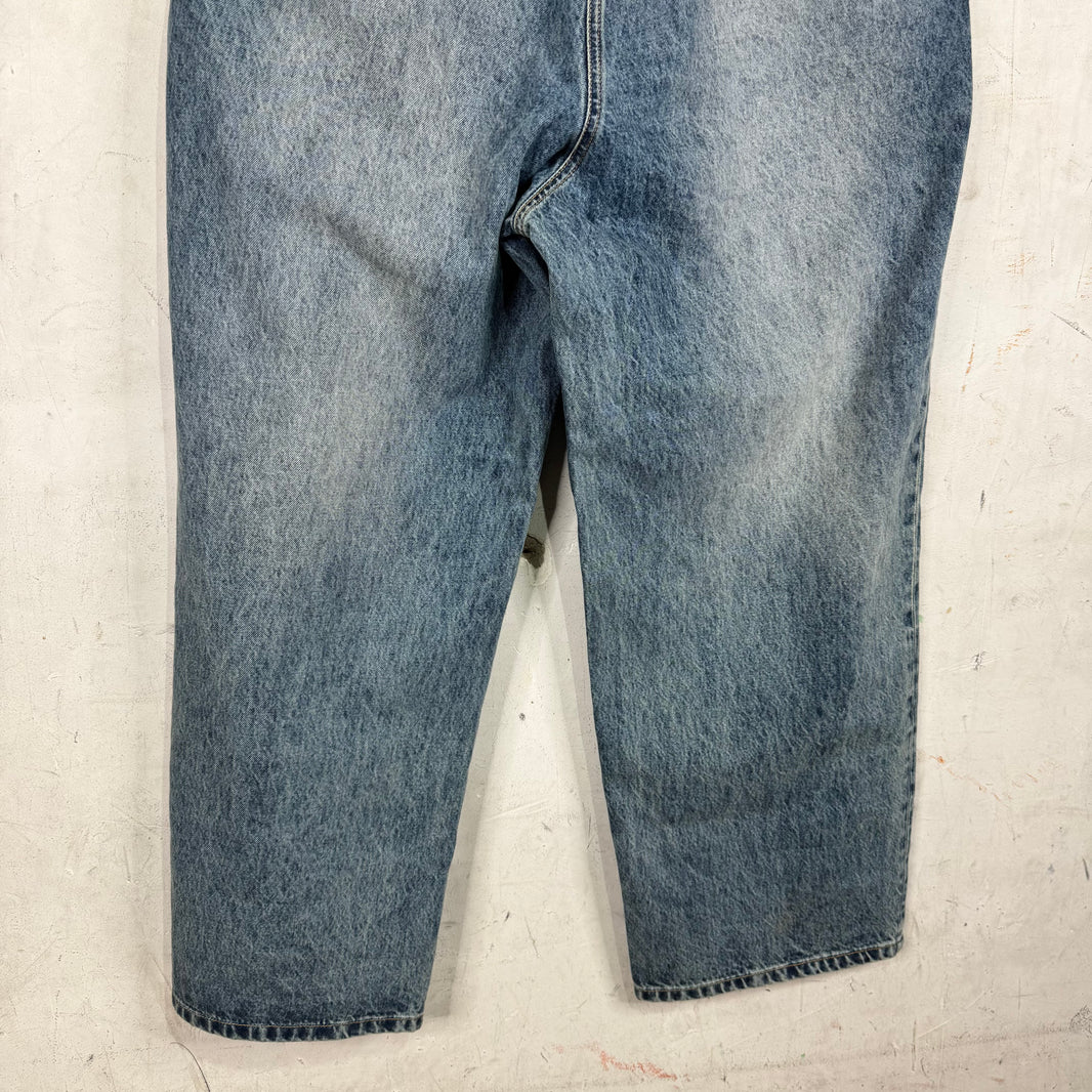 Vetements Backwards Wide Leg Jeans