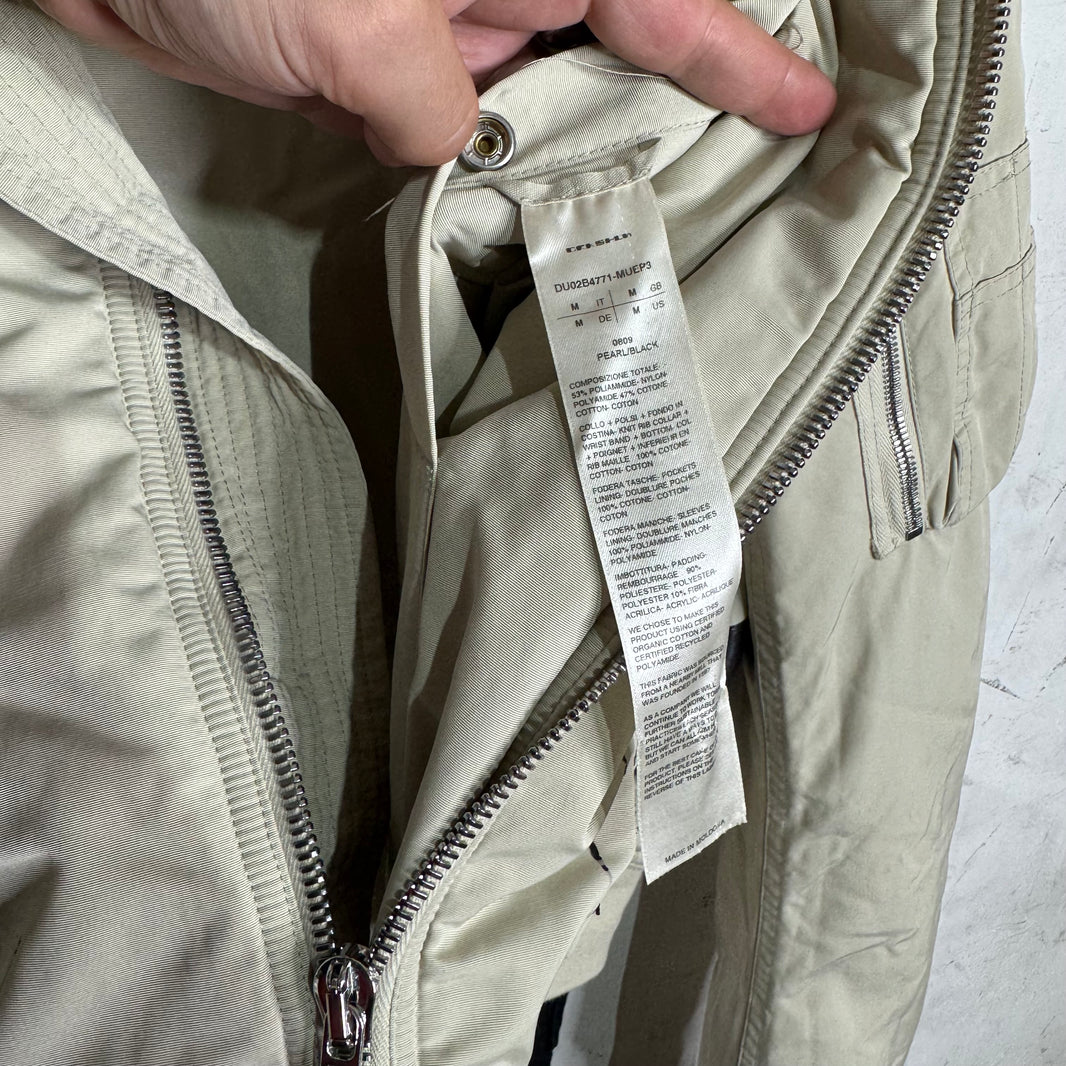 DRKSHDW Beige Illustrated Bomber