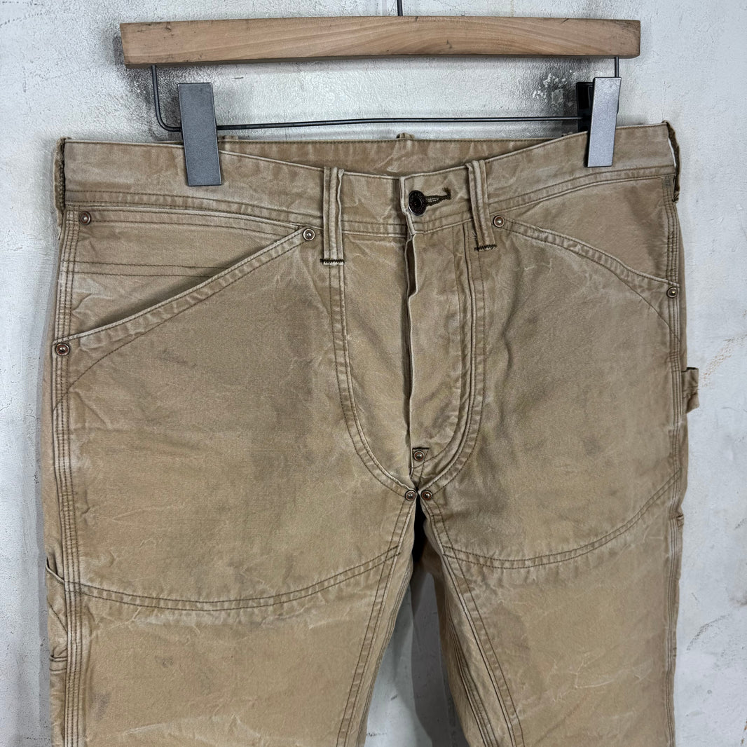 RRL Whiskered Khaki Carpenter Pants