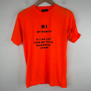 Balenciaga Hi My Name Is T-Shirt