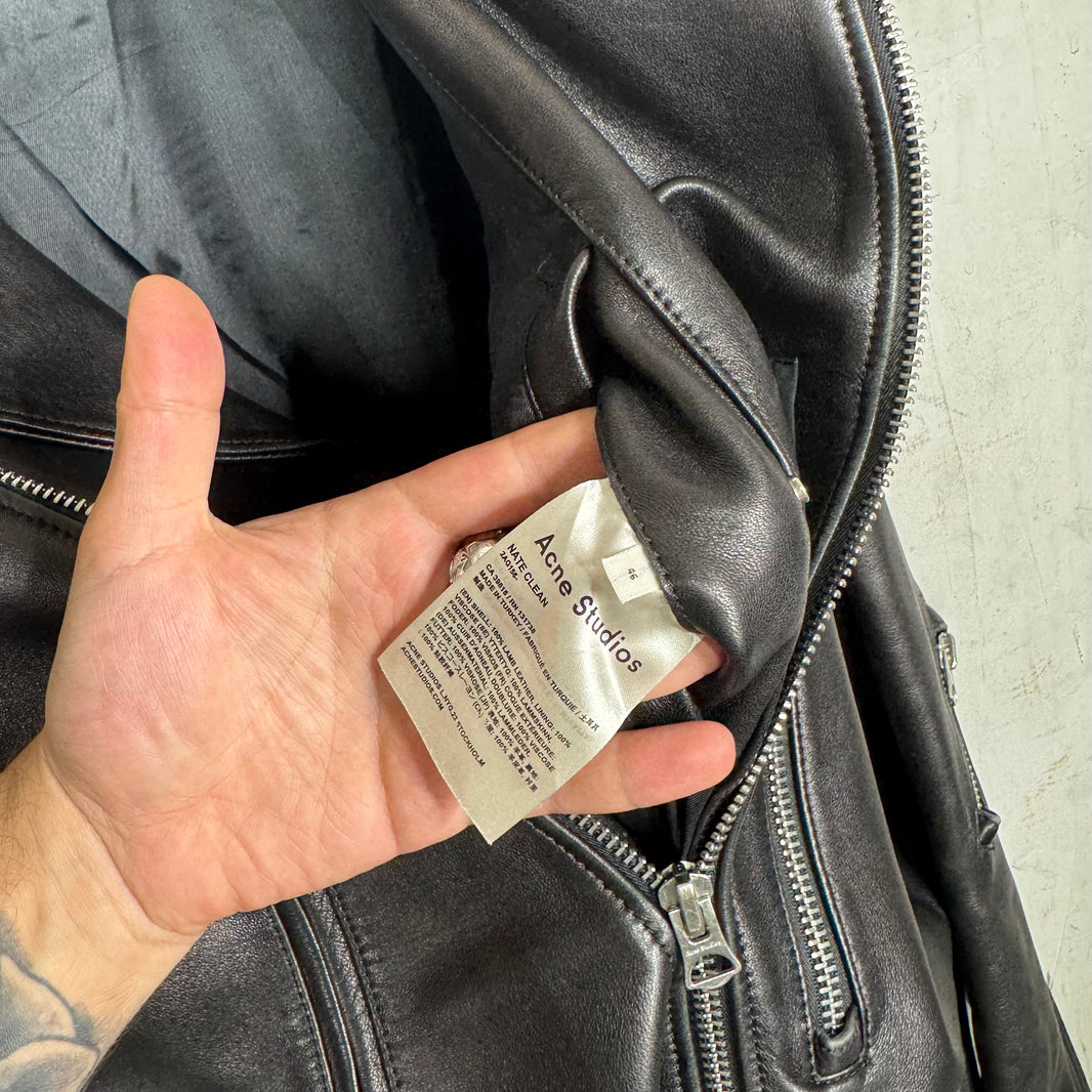 Acne Studios Leather Biker Jacket