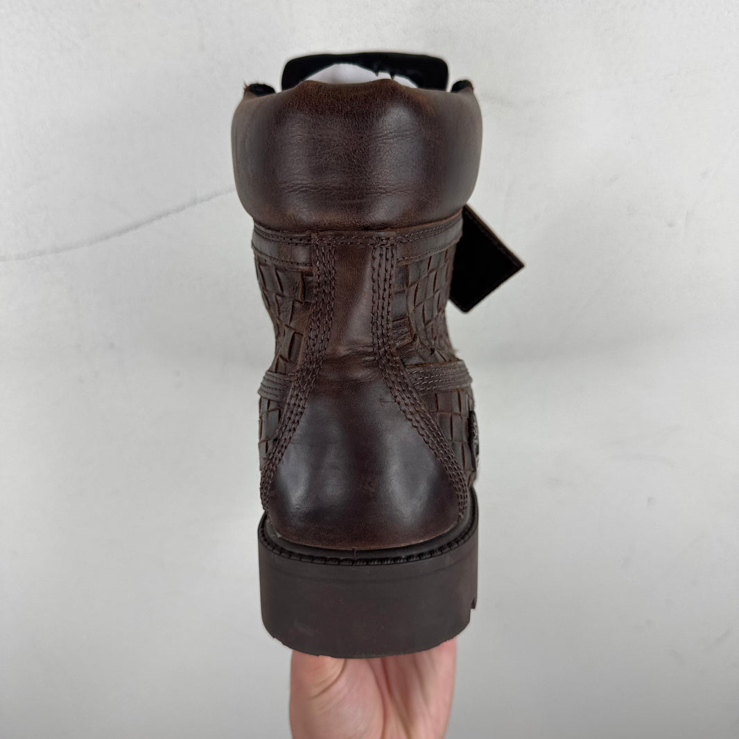 Timberland Brown Woven 6 Inch Boots