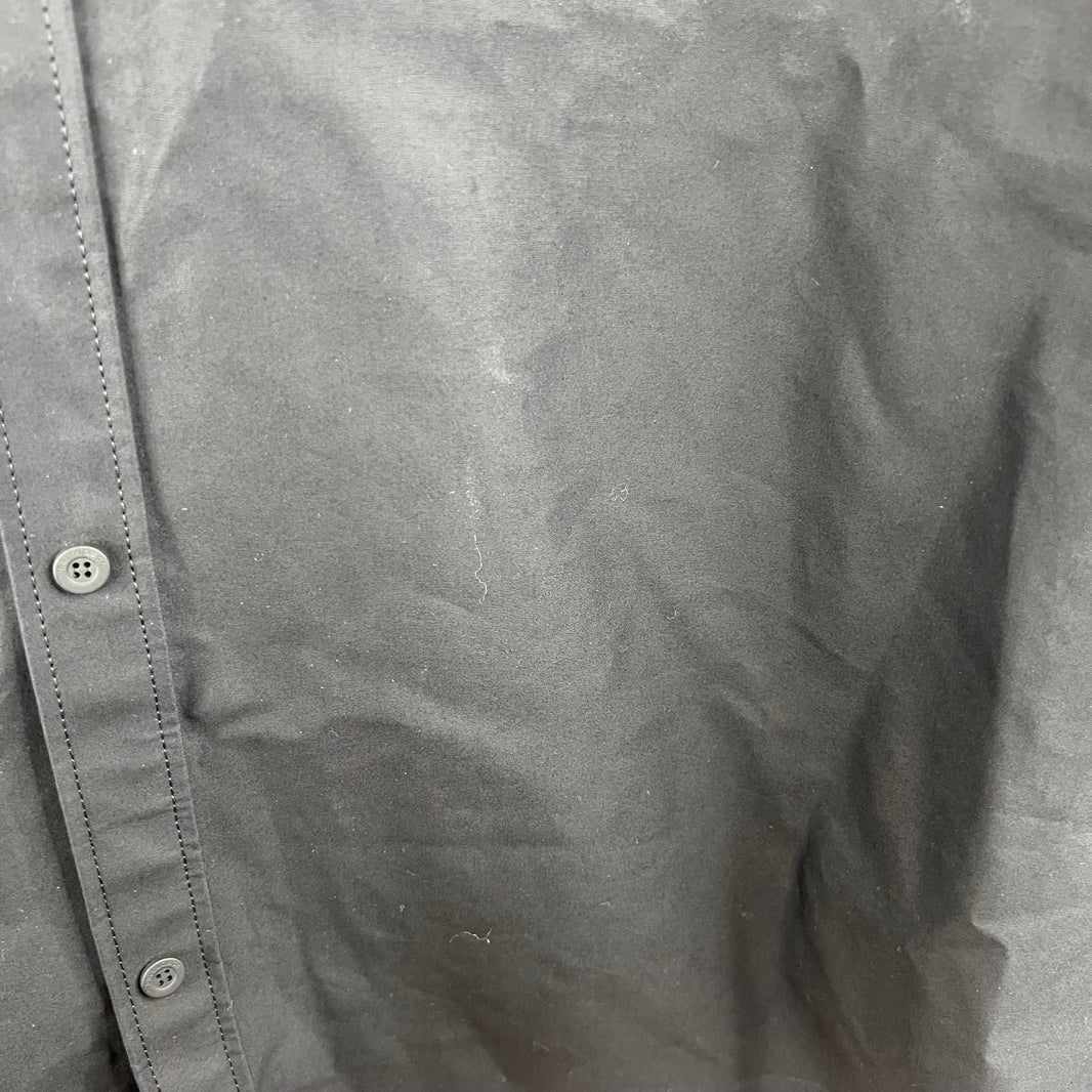 Balenciaga Black Cocoon Snap Button LS Shirt