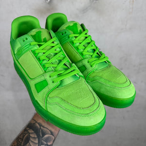 Louis Vuitton Slime Green Trainer Lows