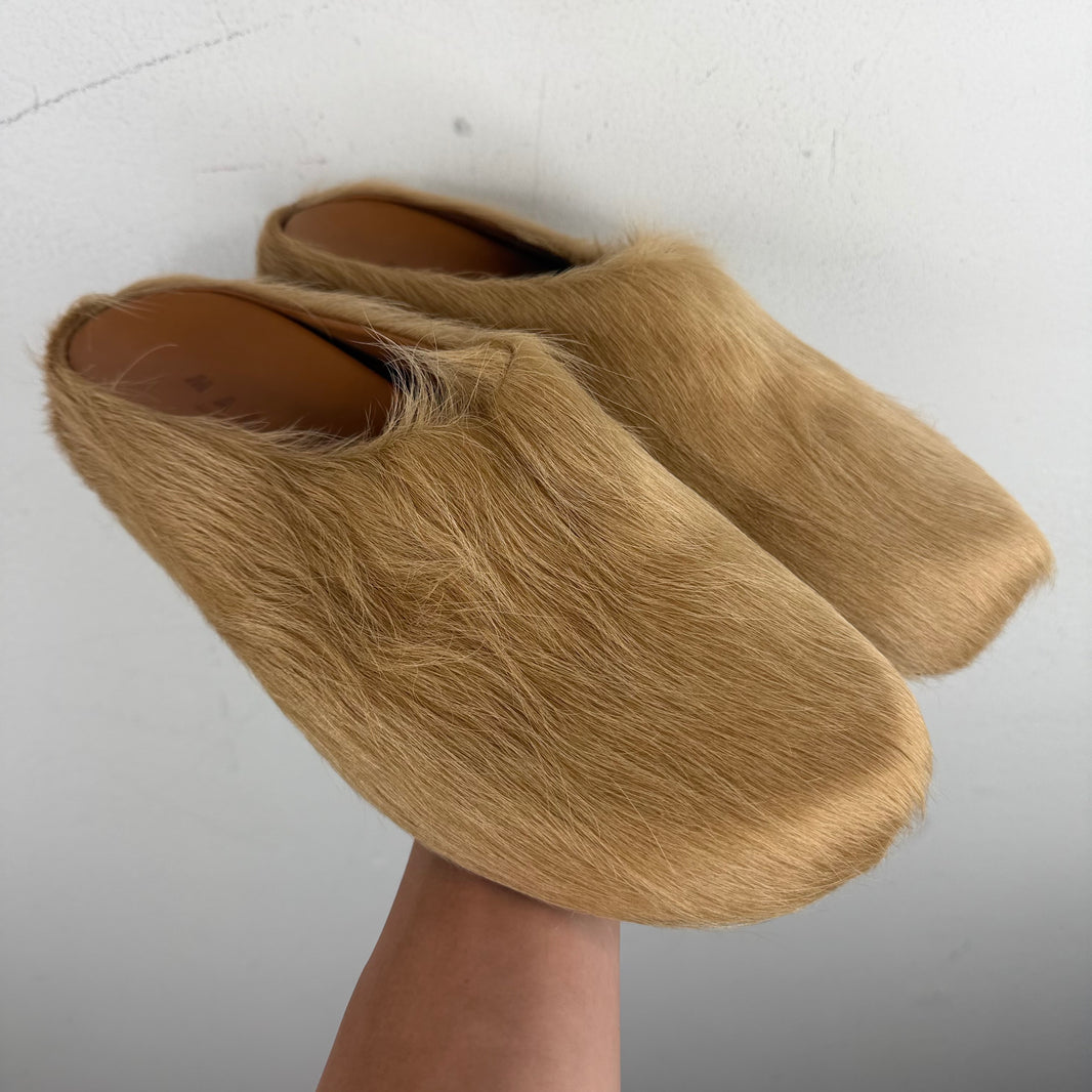 Marni Tan Fussbett Mules