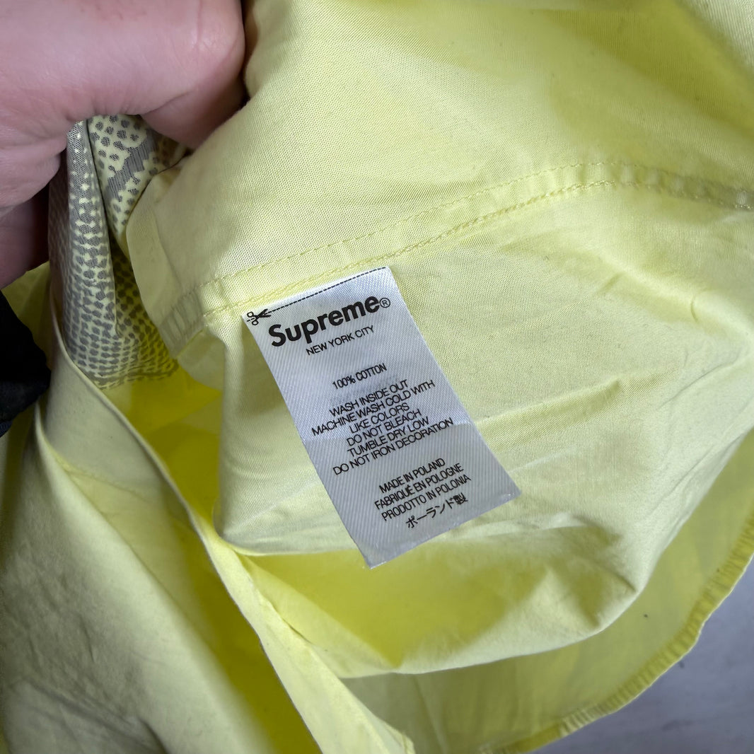 Supreme Nate Lowman Yellow Shirt