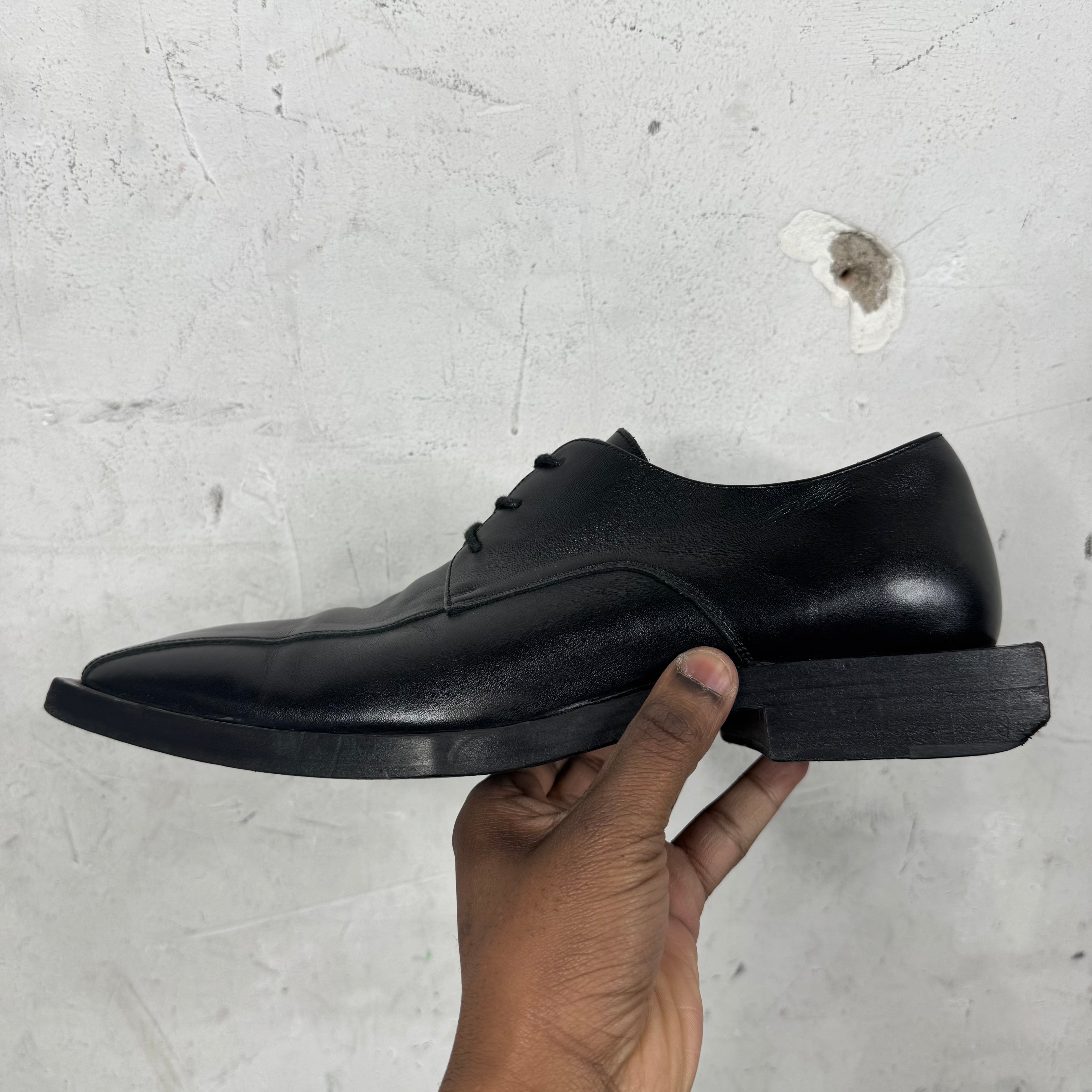 Balenciaga AW 19 Square Leather Derby's – www.Lukes.store