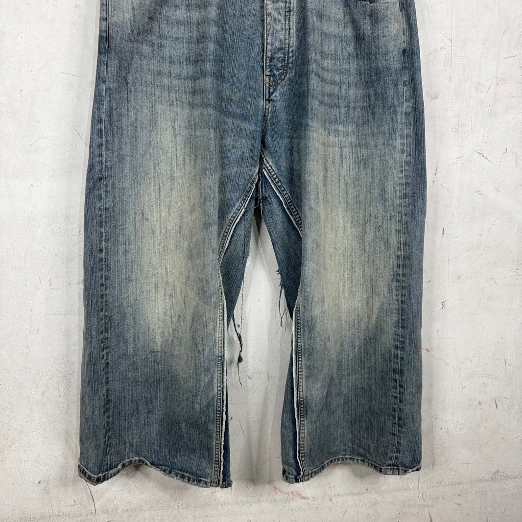 Balenciaga Cut Up Baggy Jeans