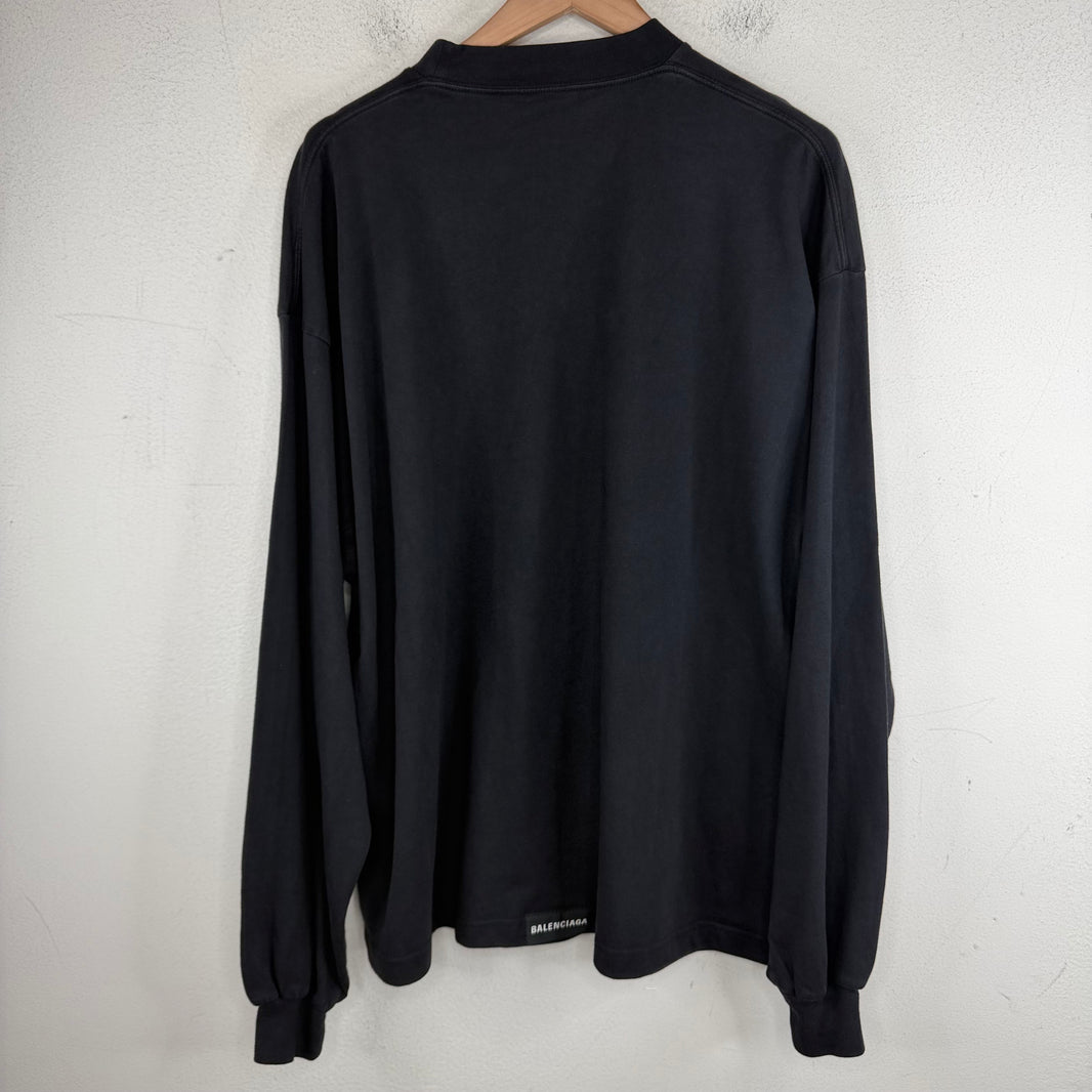 Balenciaga Back Tab LS T-Shirt