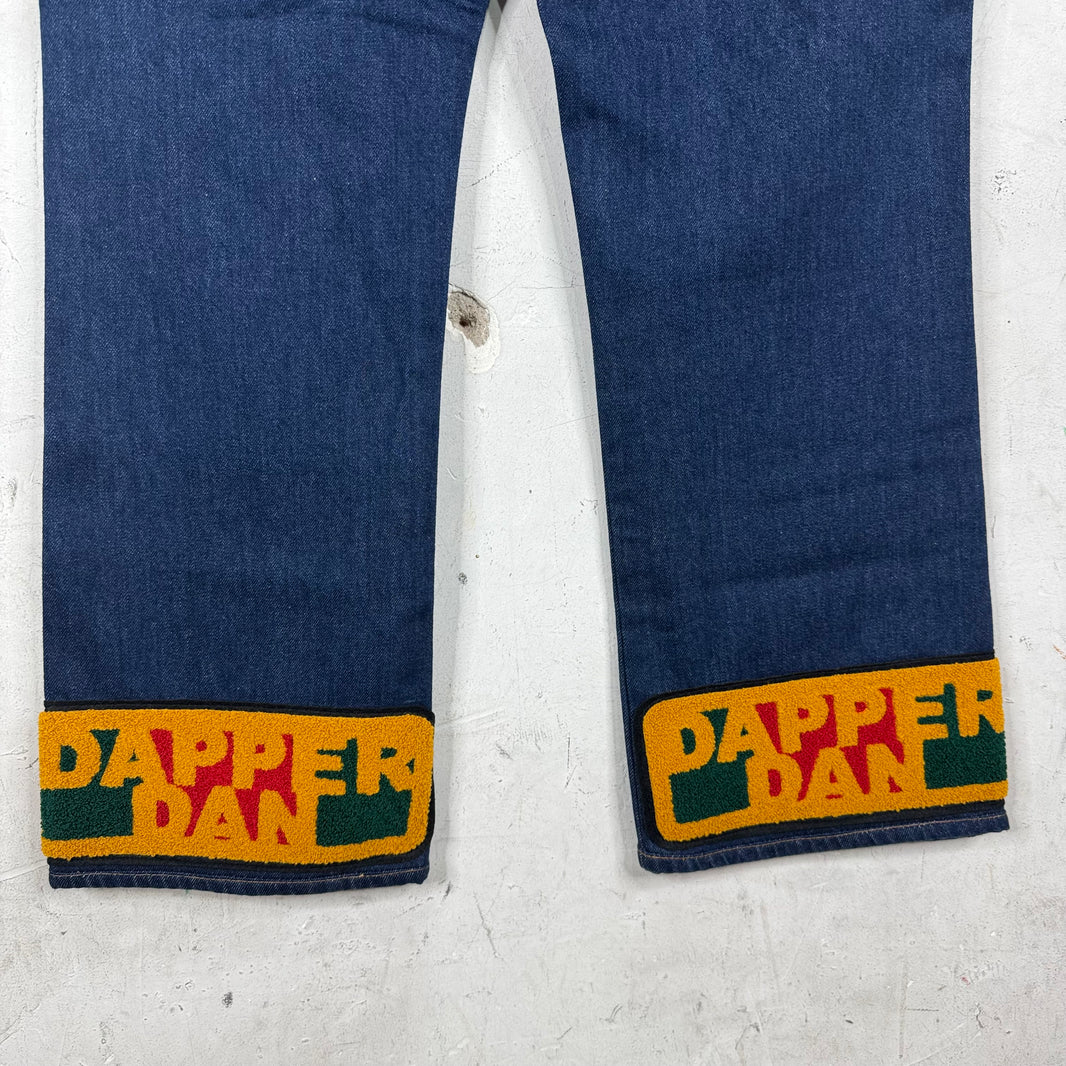 Gucci Dapper Dan Patch Jeans